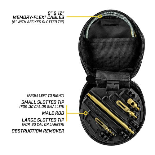 Otis Universal Pistol Cleaning Kit (.22 cal, .38 cal/9mm, .40 cal/10mm, .45 cal)