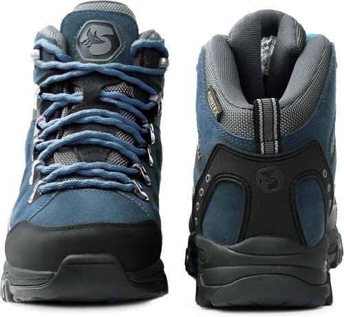 Foxelli Women's Hiking Boots - Waterproof Suede Leather for All-Day Comfort & Grip | Lightweight Design