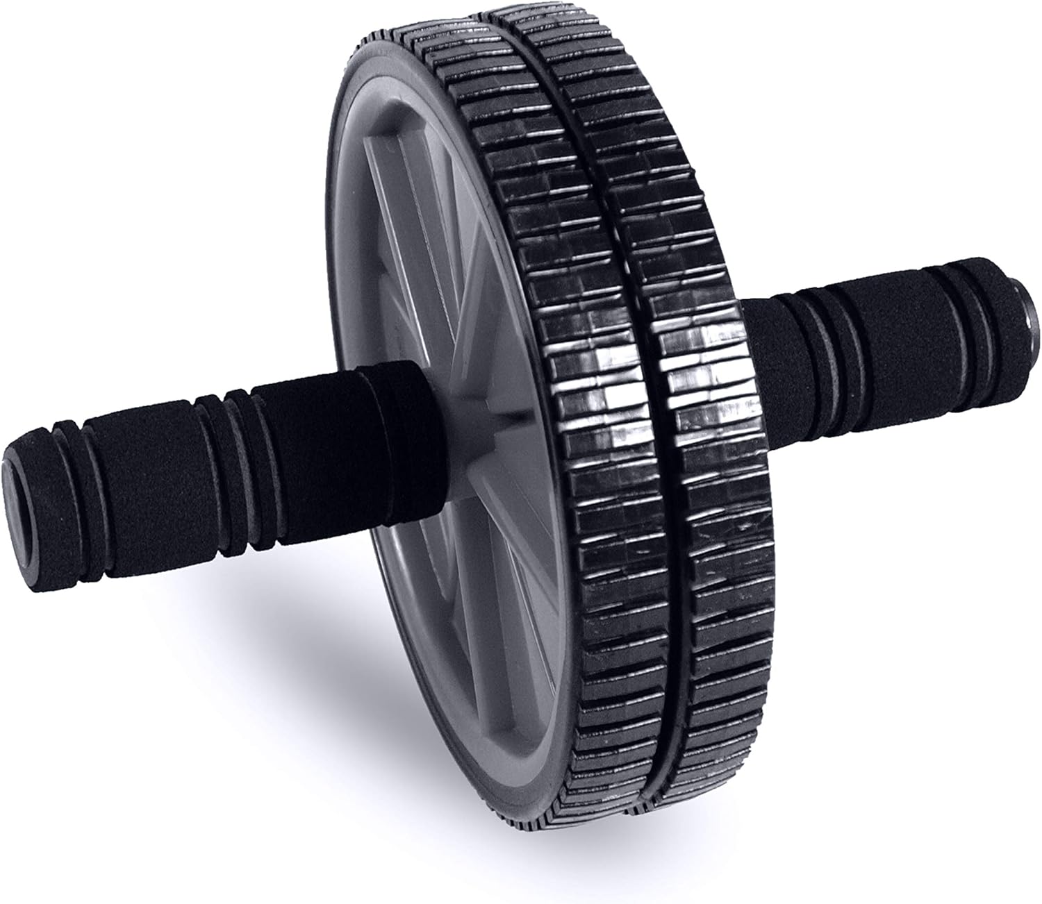 Tone Fitness Ab Roller - Toning Wheel for Effective Abs Workout | Gray Color