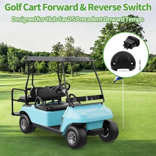 10L0L Golf Cart Forward Reverse Switch with Housing for Electric Club Car DS Precedent Onward Tempo, Replace OEM 101856002 101856001 102508401