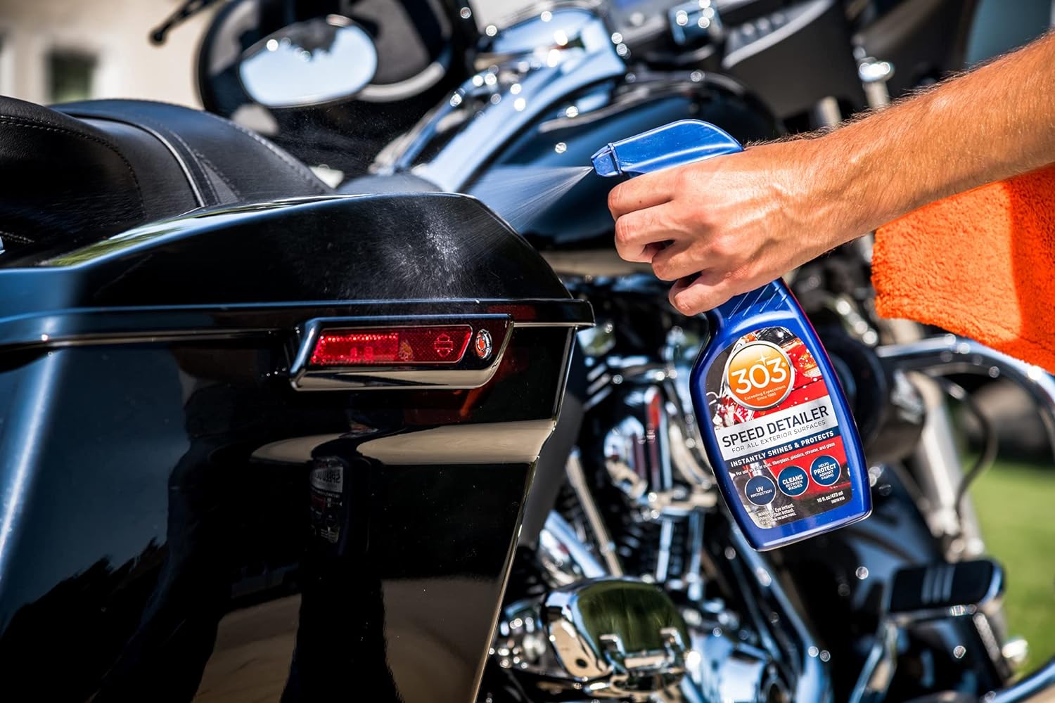 303 Products Speed Detailer - Instantly Shine & Protect Automotive Surfaces - UV Protection, 16 fl. oz.