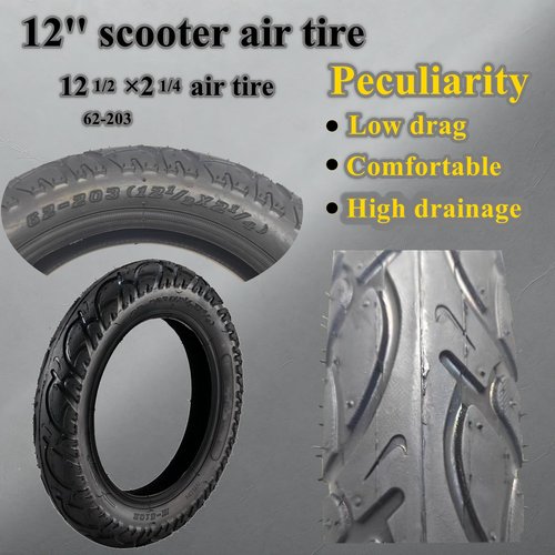 12'' scooter air tires,12 1/2x2 1/4 Pneumatic Tires and inner tubes,Suitable for Gotrax A3 A5 electric scooter Pneumatic Tires,Gyroor scooter tire