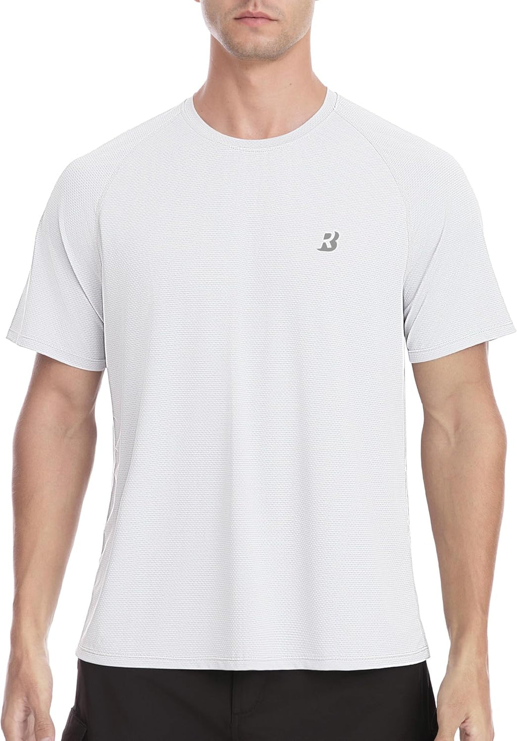 Roadbox Men's Rash Guard - UPF 50+ UV Sun Protection | Quick-Dry Swim Shirt for Surfing & Fishing