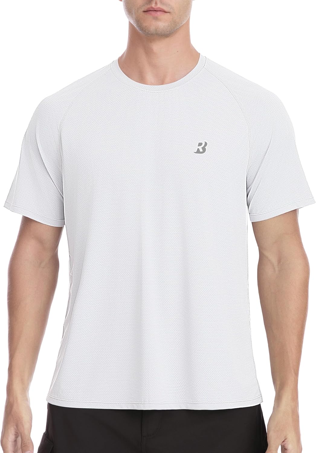 Roadbox Men's Rash Guard - UPF 50+ UV Sun Protection | Quick-Dry Swim Shirt for Surfing & Fishing