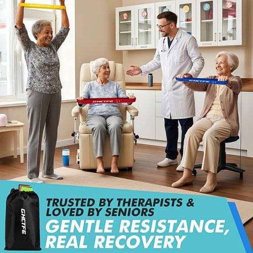 GHCTFE 100PCS Bulk Resistance Bands, Gift for Group Members Workouts, Schools, Gyms & Recovery Training with Storage Bags, Professional Exercise Bands for Yoga, Pilates & Team Fitness for Legs & Arms