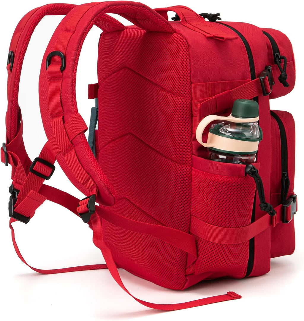 QT&QY Military Tactical Backpack - 25L/45L Molle Daypack for Men | Versatile Hiking Rucksack with Bottle Holder