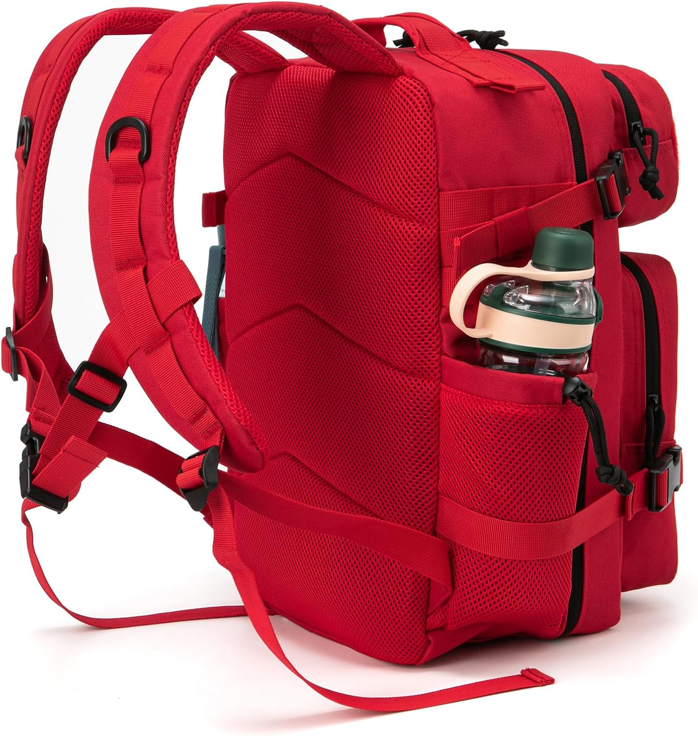 QT&QY Military Tactical Backpack - 25L/45L Molle Daypack for Men | Versatile Hiking Rucksack with Bottle Holder