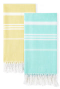 2 Packs Cotton Turkish Beach Towels Quick Dry Sand Free Oversized Bath Swim Pool Towel Extra Large Xl Big Blanket Adult Travel Essentials Cruise Accessories Must Haves Clearance Vacation Stuff