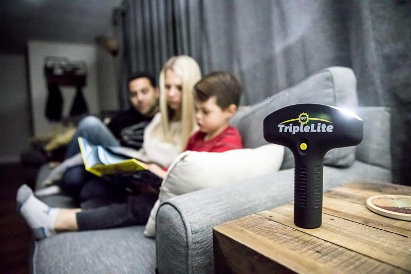 800 Lumen TripleLite TL800 Flashlight with 180° Wide Beam, Water & Drop Resistant