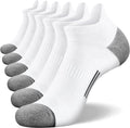 FITRELL Men's Ankle Running Socks - Cushioned Low Cut Athletic Socks | Sizes 7-9, 9-12, 12-15