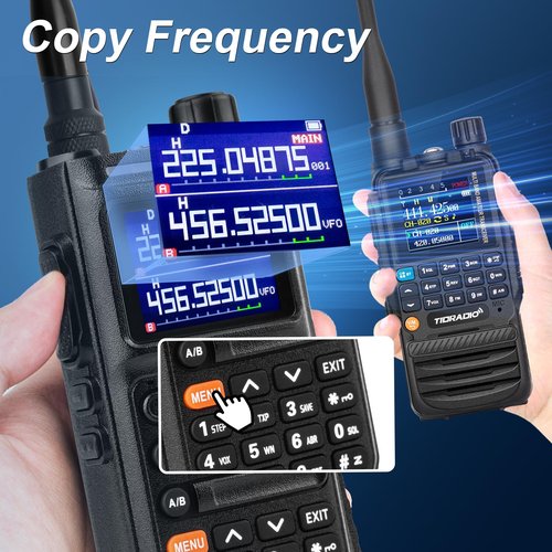 BAOFENG UV26 Ham Radio 10W (New Gen 5RM) Long Range Handheld Rechargeable Walkie Talkies with Earpiece, 2500mAh Type-C Battery, 771 & Air/Police Band Antenna, Rapid Two-Way Radios - 1 Pack Full Kit