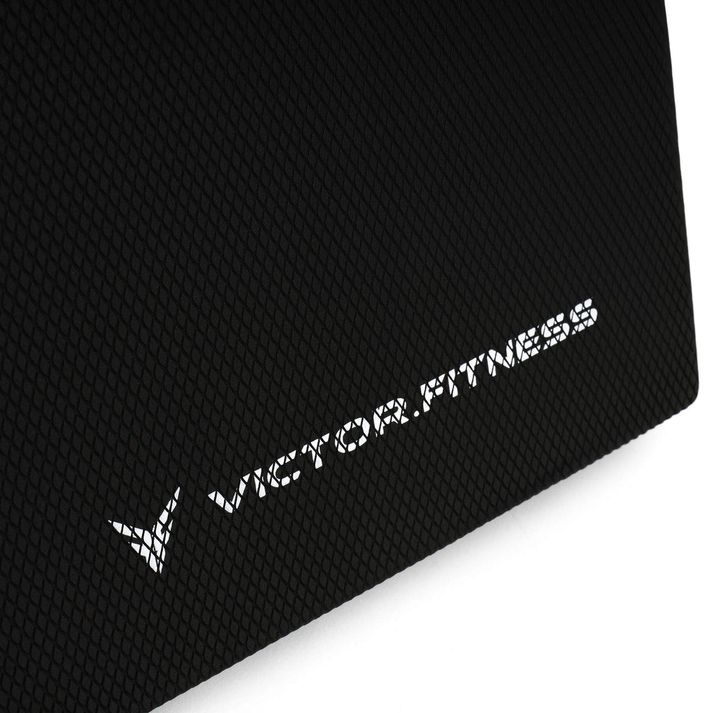 Victor Fitness Black Non-Slip Balance Foam Pad for Stability Training, Yoga, Physical Therapy, Knee, and Lower Back Support - Gym or Office Use