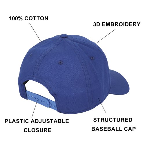Superman Classic S Shield Adult Baseball Cap Blue
