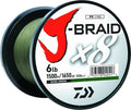 Daiwa J-Braid 150M | 8-Strand Woven Fishing Line for Enhanced Strength and Durability