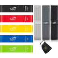 Fit Simplify Resistance Loop Exercise Bands and Fabric Resistance Hip Bands