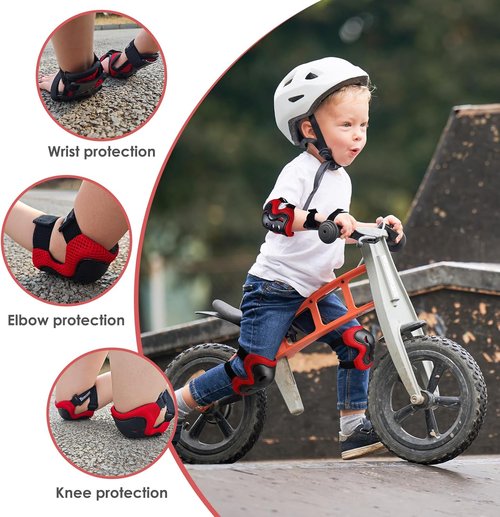 BOSONER Kids Protective Gear Set - Knee & Elbow Pads for Roller Skating, BMX, and Cycling | Durable & Comfortable