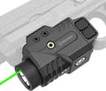 DEFENTAC Pistol Light & Green Laser Sight Combo - 800lm Tactical Flashlight with Magnetic Charging