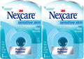 Nexcare Sensitive Skin Low Trauma Tape, 1 in x 4 yd, Pain-Free Removal, Hypoallergenic, 2 Rolls