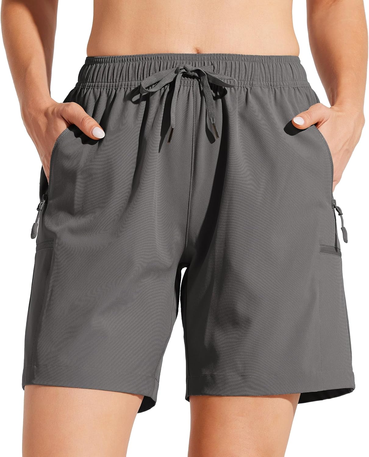 Willit Women's Hiking Cargo Shorts - Quick Dry Lightweight Athletic Shorts with Pockets | 7" Summer Fit