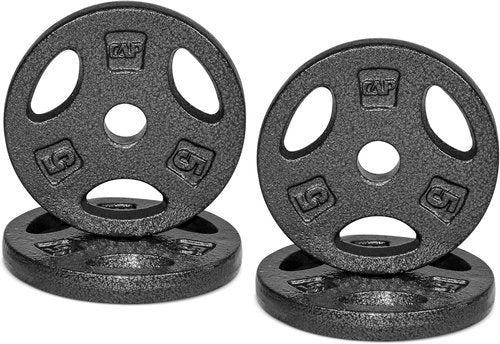 CAP Barbell Standard 1-Inch Grip Weight Plates - Durable Design for Optimal Performance