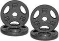 CAP Barbell Standard 1-Inch Grip Weight Plates - Durable Design for Optimal Performance