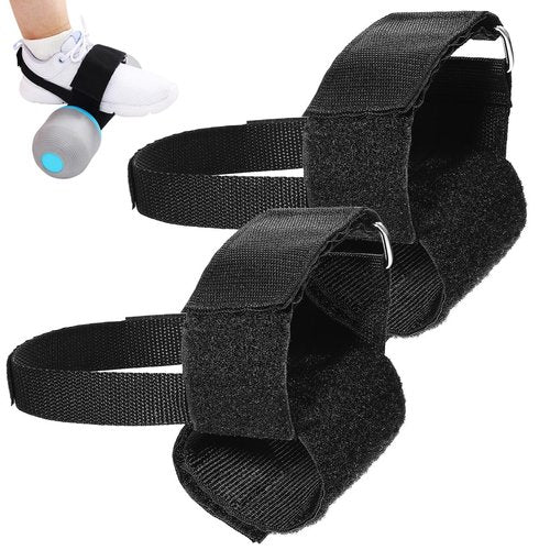 Mipcase Adjustable Ankle Weight Straps for Dumbbell Foot Attachment Heavy-Duty Tibialis Trainer Straps for Leg Workout Accessory Compatible with Gym and Home Fitness