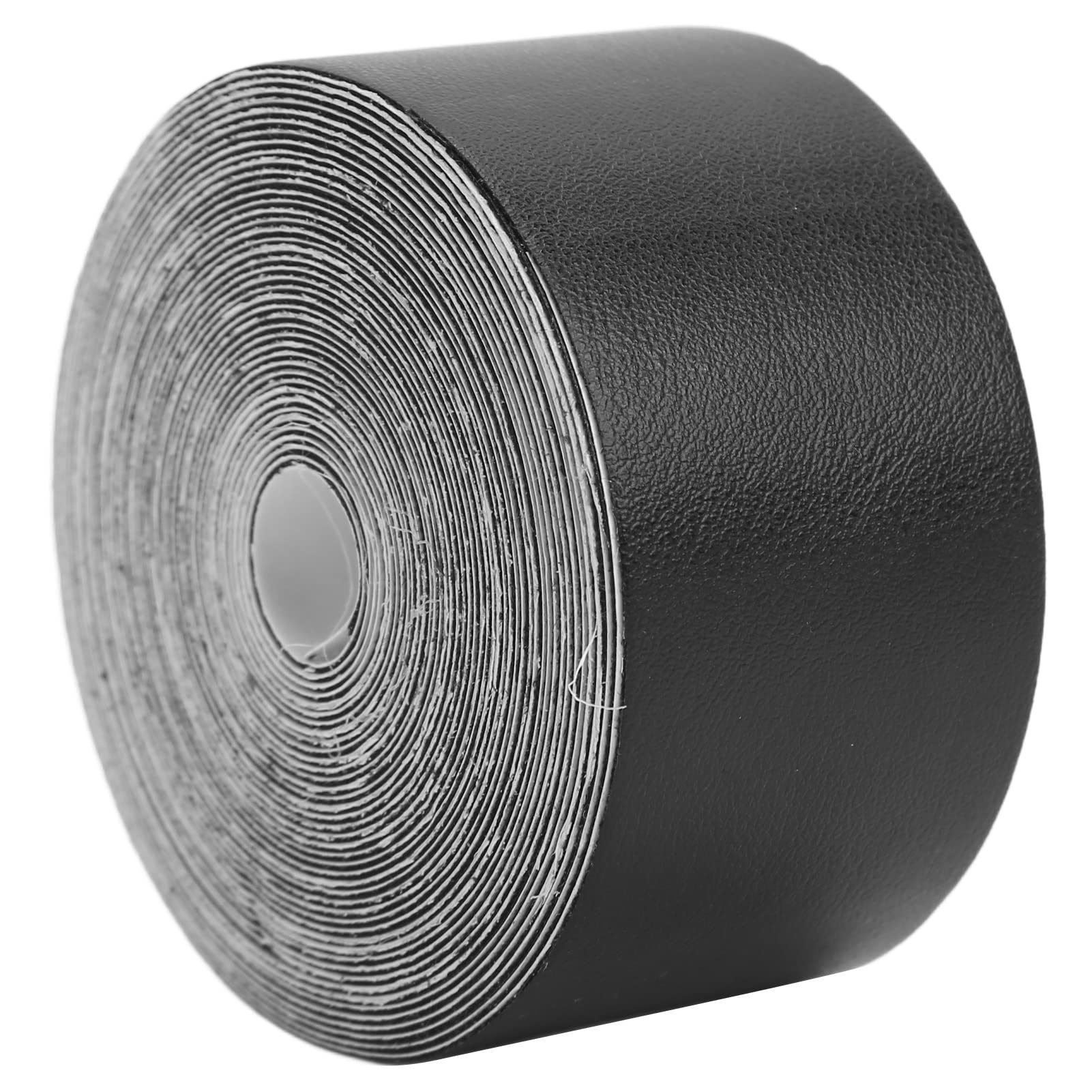 VBESTLIFE Tennis Racket Frame Tape, 16.4ft PU Edge Wrap for Racquet Head Cover Scratch Prevention Sports Equipment Maintenance‌ (Black)