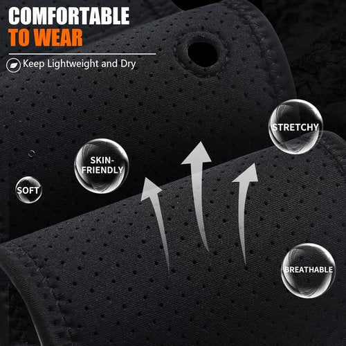 Mostcomtac Belly Band Holster - Comfortable Neoprene Gun Holster with Zip Pocket for Glock, Taurus, Ruger, M&P