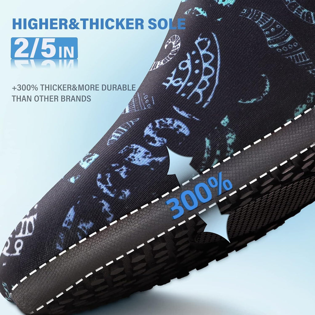 Skiennix Water Shoes - Quick-Dry Aqua Socks for Swim & Beach | Adult & Youth Sizes Available