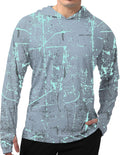 Skiennix Men's Sun Protection Hoodie - UPF 50+ Long Sleeve SPF Shirt for Fishing & Hiking | Lightweight