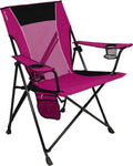 Kijaro Dual Lock Portable Camping Chair - Versatile Folding Design for Sports & Lawn - Hanami Pink