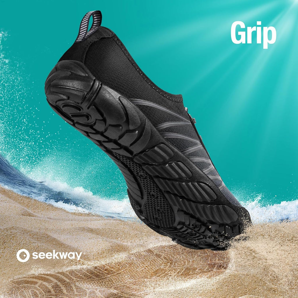 SEEKWAY Water Shoes - Quick-Dry Aqua Socks for Men & Women | Perfect for Beach, Swim, Hiking & Kayaking