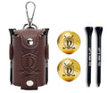 CybGene Golf Gifts for Men Ball & Tee Holder with 2 Balls and 2 Tees - Golf Accessories for Men/Women - D