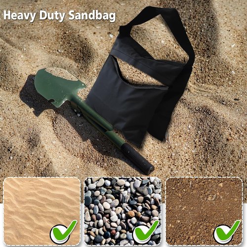 Eurmax USA Heavy-Duty Photography Sand Weight Bags - 4-Pack for Stands & Equipment Stability