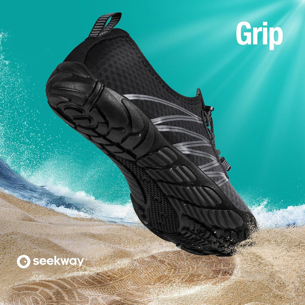 SEEKWAY Water Shoes - Quick-Dry Aqua Socks for Men & Women | Perfect for Beach, Swim, and Hiking