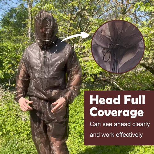 Aventik Mosquito Jacket Mosquito Pants Mosquito Suit No-See-Ums Mesh, Super Light, Keep Safe Cool, UV Protection