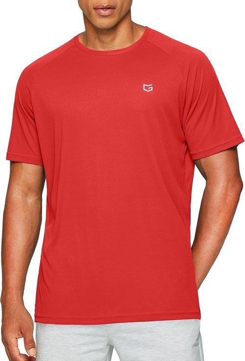 G Gradual Men's Quick-Dry Workout T-Shirts - Lightweight Cooling Gym Tee for Running & Hiking