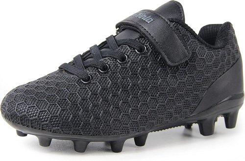BomKinta Kids Soccer Cleats - Durable Firm Ground Football Shoes for Outdoor Play
