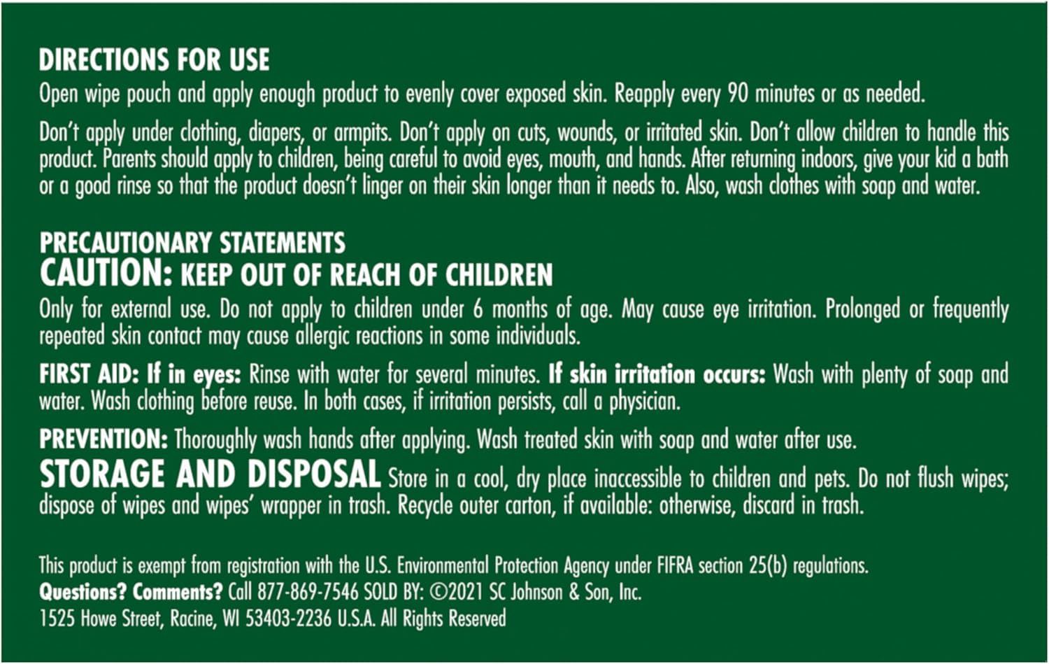 Skiennix Mosquito Repellent Wipes - Natural Botanical Extracts | 10 Wipes Per Pack
