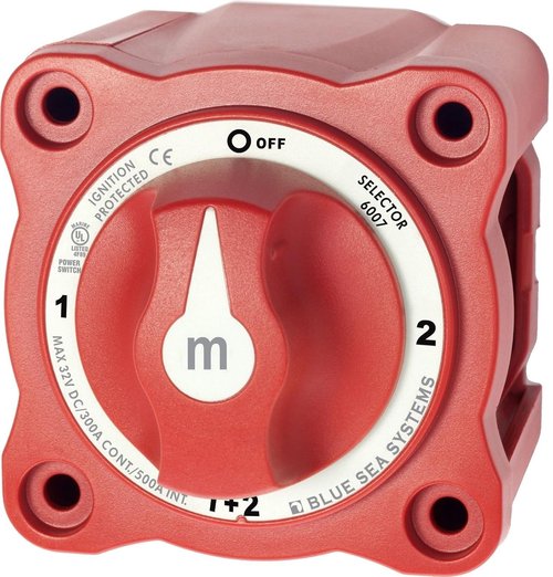 Blue Sea 6007 Dual Battery Switch - Reliable Selector for Efficient Power Management