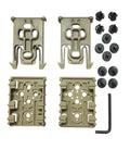 Bianchi ELS-KIT1-55 Safariland Kit1 Equipment Locking Safariland Kit, (2) ELS Locking Forks & 2 ELS Receiver Plates, Flat Dark Earth, Single Safariland Kit Only