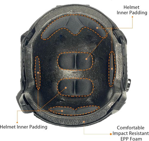 ATAIRSOFT MH Type Tactical Airsoft Paintball Helmet Hunting Version Helmet Black