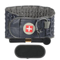 Samflykaka Decompression Back Belt for Pain Relief,Lower Back Traction Device for Women and Men One Size Fits 29-49 inches Waist (Blue)