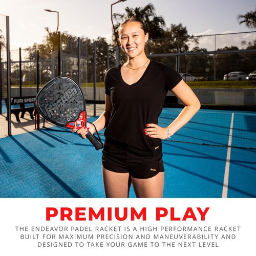 Franklin Sports Padel Racket - Glide - Fiberglass Diamond Shape Padel Racket with Foam Core - 365g Pop Tennis Paddle - Premium Performance - Blue/Yellow