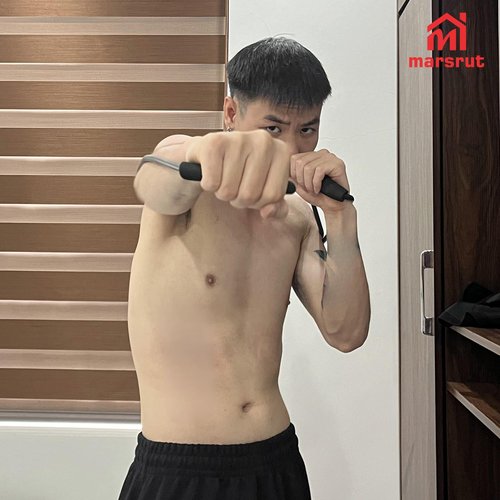 Boxing Resistance Bands for Shadow Boxing Boxer Fighters Athletes Fitness Enthusiasts, 35lb Premium Elastic Pull Rope for Punching Arm Agility Enhance Speed Strength Combat Techniques Training, Black