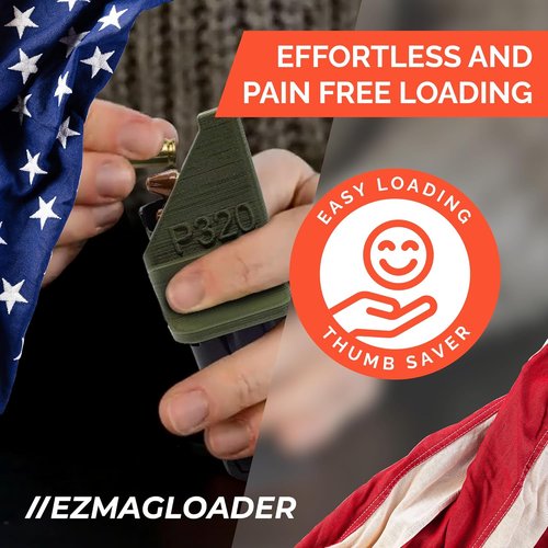 EZMAGLOADER Magazine Loader for SIG Sauer P320 9mm - Effortless Loading with Comfortable Grip - Speed Loader Accessory