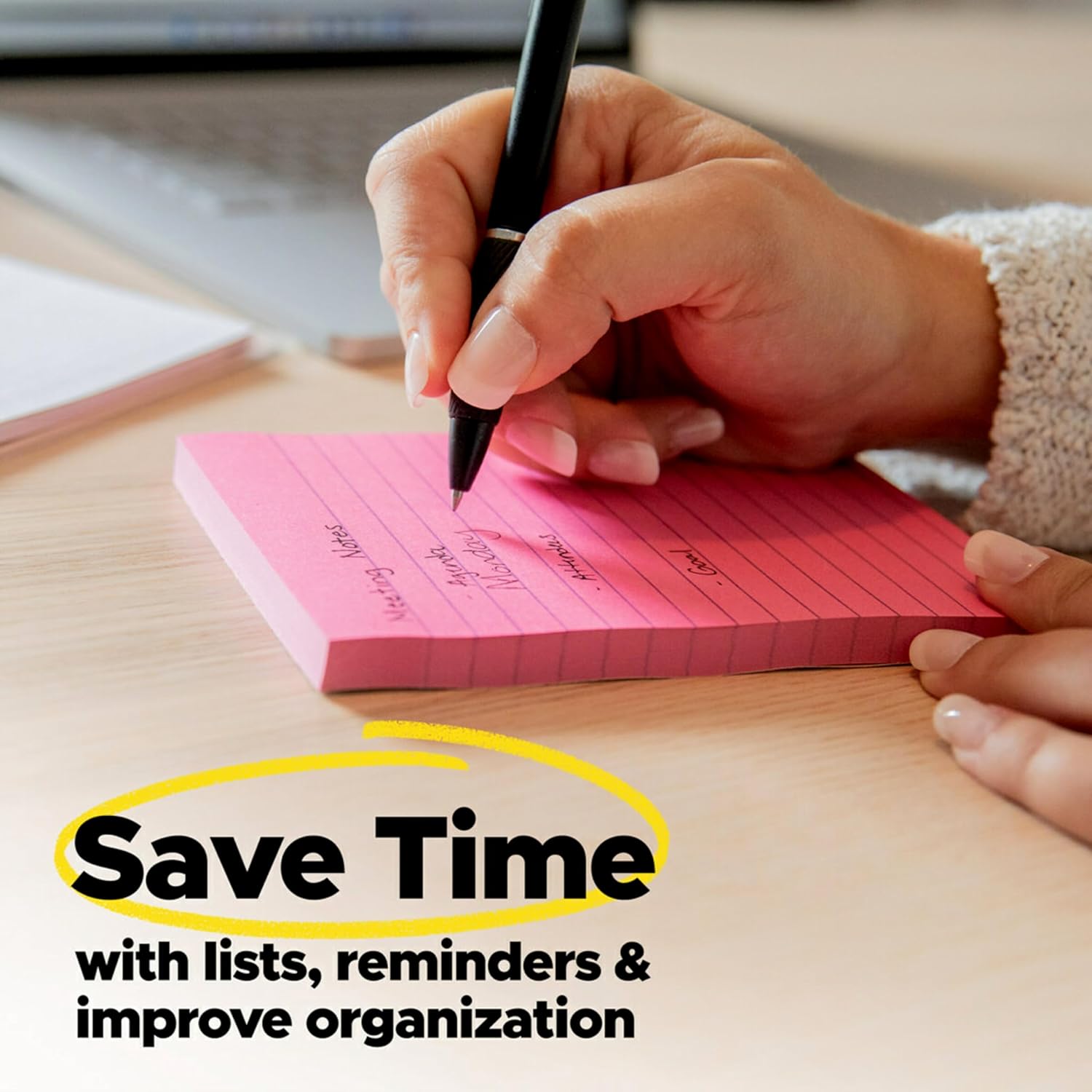 Post-it Super Sticky Notes - 24 Pads, 3x3 In. | Supernova Neons Collection with 2X Sticking Power