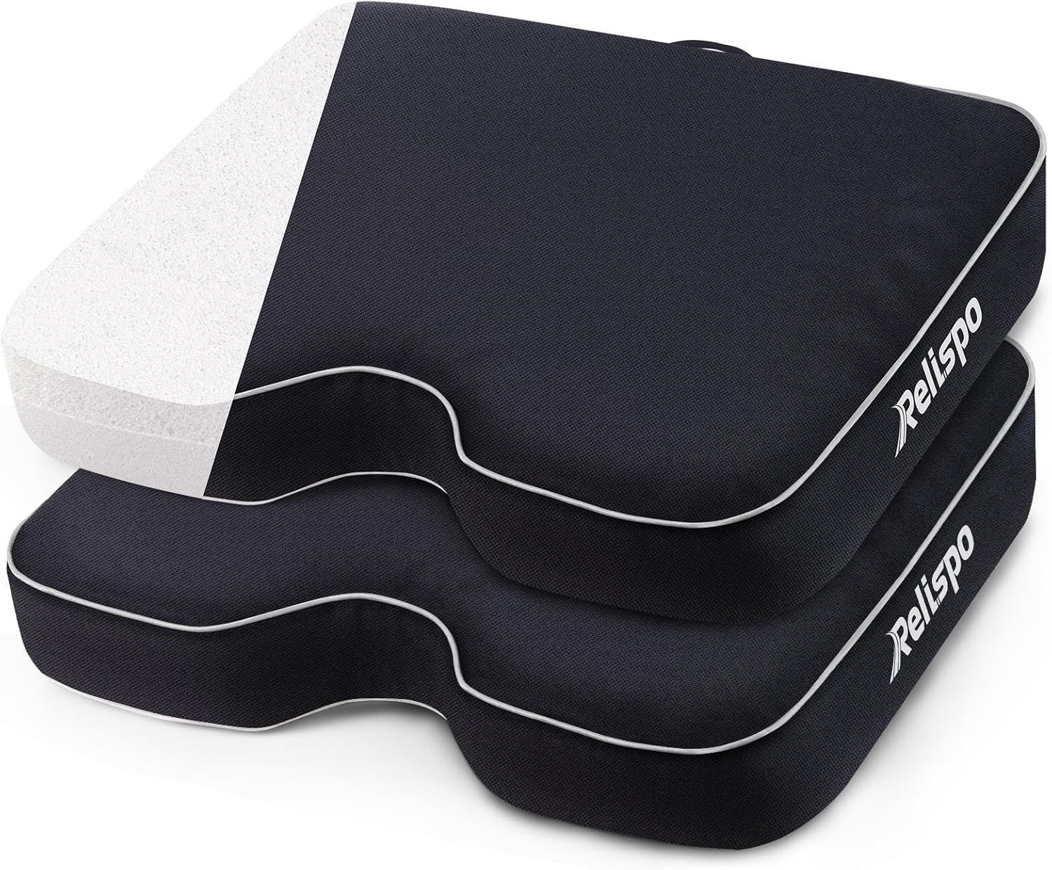 Skiennix Stadium Seat Cushion - Waterproof Extra Thick Memory Foam Bleacher Seat | Portable & Comfortable