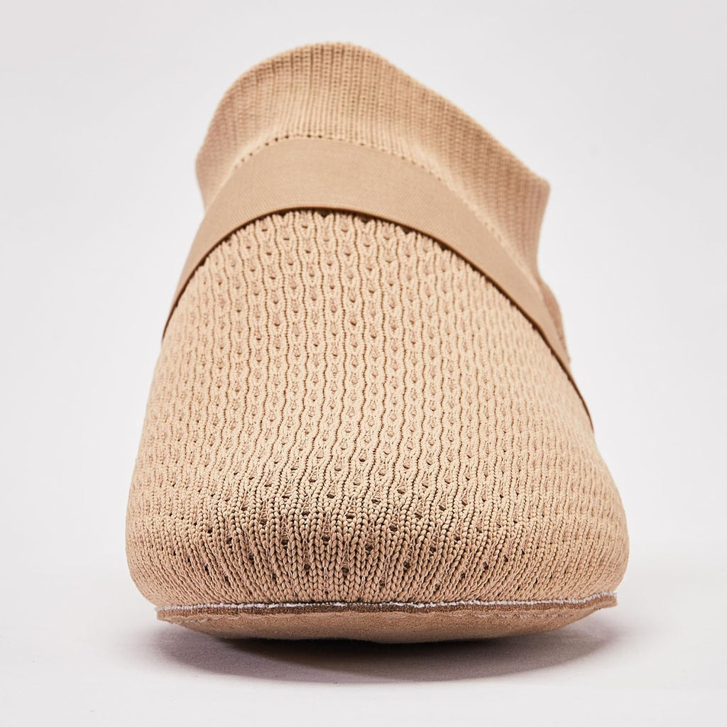 SANGEESON Slip-On Jazz Shoes - Lightweight & Breathable Dance Footwear for Men & Women