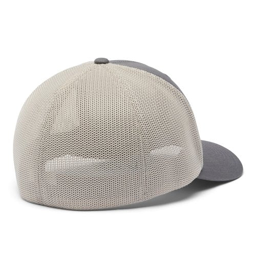 Columbia Unisex Mesh Ball Cap, City Grey/Dark Stone, XX-Large